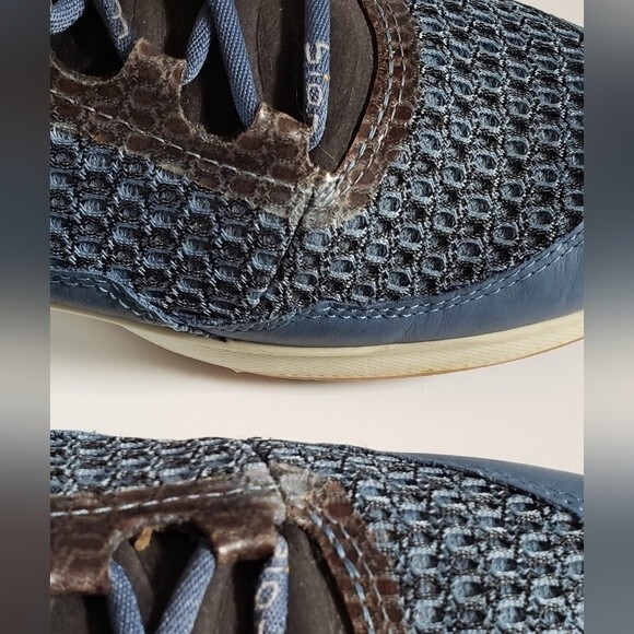 ECCO Women's Biom Fjuel Mesh Shoes Retro Blue Athletic Sneakers Size 7 - Picture 10 of 10
